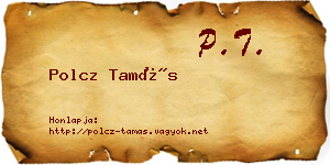 Polcz Tamás névjegykártya