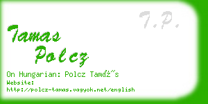 tamas polcz business card